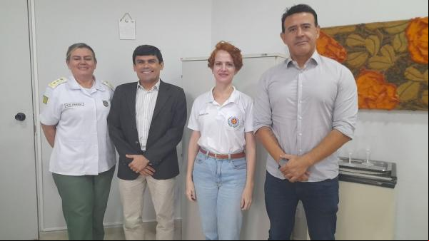 Uespi discute parceria com a PM para a promoção da saúde das forças de segurança(Imagem:Divulgação)