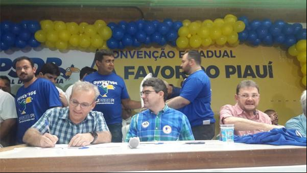 Convenção do PSDB pede candidatura de Firmino ao governo em 2022.(Imagem:Lídia Brito / florianonews.piauiconectado.com)