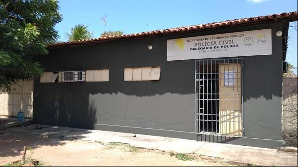 Delegacia de Polícia Civil de Miguel Alves, no Piauí.(Imagem:Divulgação /PC-PI)