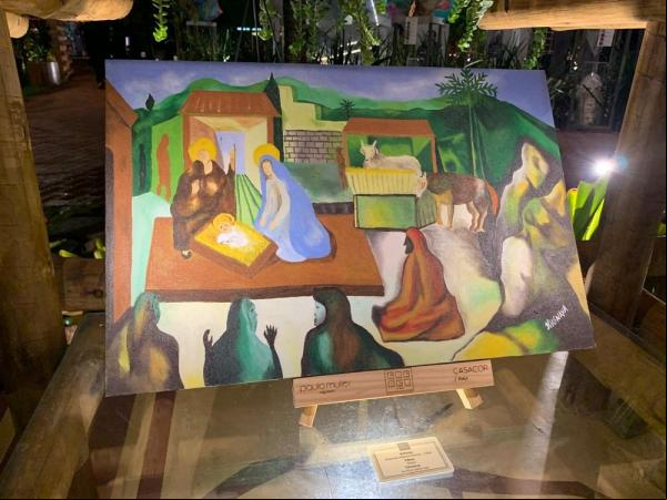 Obras de arte de pacientes do Ceir estão em exibição na Casacor Piauí 2024.(Imagem:Divulgação)