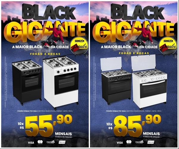 Black Gigante Paraíba: Aproveite as ofertas antecipadas de Black Friday em Floriano(Imagem:Divulgação)