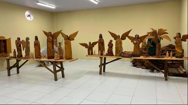 Sala de Arte Santeira no CSU do Monte Castelo(Imagem:Divulgação)
