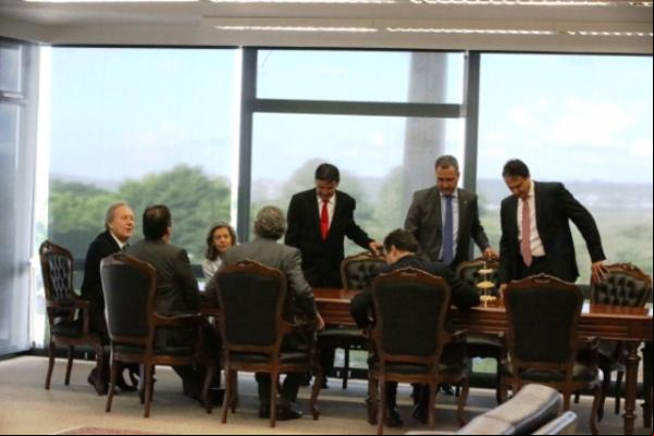 Wellington Dias participa de reunião no Supremo Tribunal Federal (STF).(Imagem:Beto Barroso)