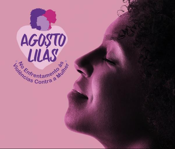 Agosto Lilás(Imagem:Divulgação)