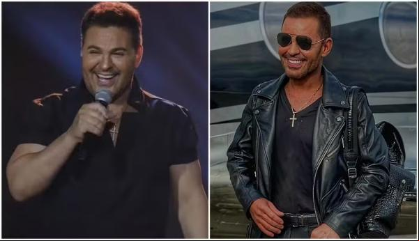 Eduardo Costa: antes e depois(Imagem:Reprodução/Instagram)