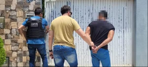 Condenado por estupro contra adolescente de 13 anos é preso na Zona Sul de Teresina.(Imagem:Divulgação/SPP-PI)