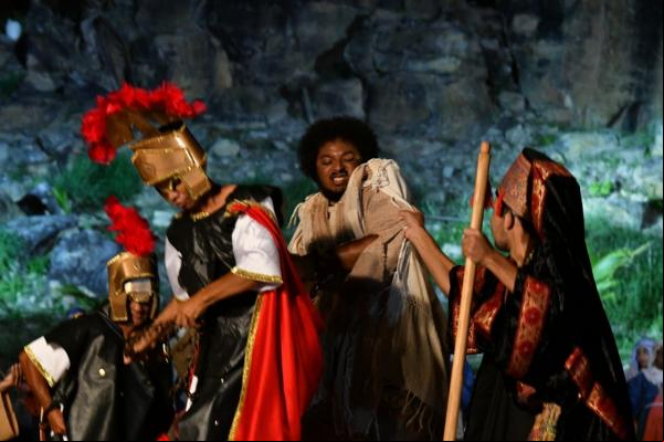 Em Floriano, Paixão de Cristo narra história de Jesus do batismo à ressurreição(Imagem:Divulgação)