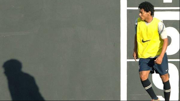 Romarinho participa de treino do Corinthians.(Imagem: Mauro Horita / Ag. Estado)