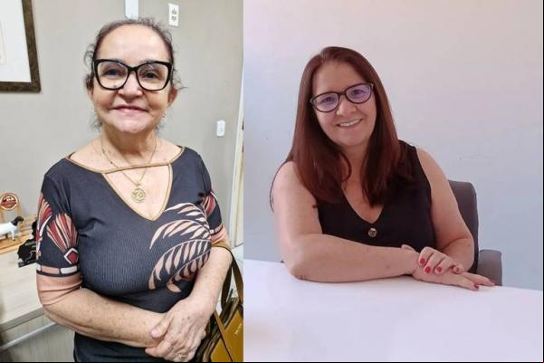 Betinha Brandão (PP) e Neuma Café (PT), respectivamente.(Imagem:Divulgação)