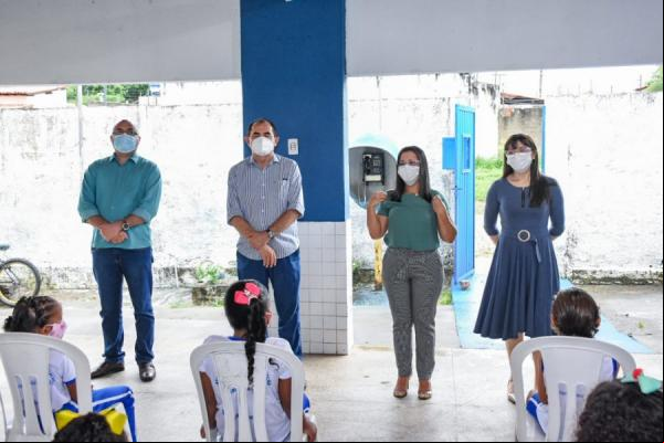  Educação municipal de Floriano abre o ano letivo de 2022 com aula inaugural.(Imagem:Secom)