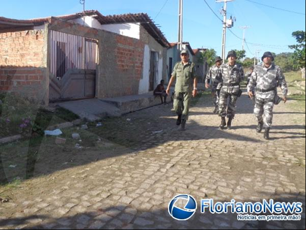 Polícia Militar realiza Operação em Conjunto Habitacional de Floriano.(Imagem:FlorianoNews)