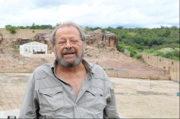 Ator Carlos Vereza participa do espetáculo da Paixão de Cristo na cidade de Floriano, no Piauí. (Imagem:Lucas Marreiros/ G1 PI)