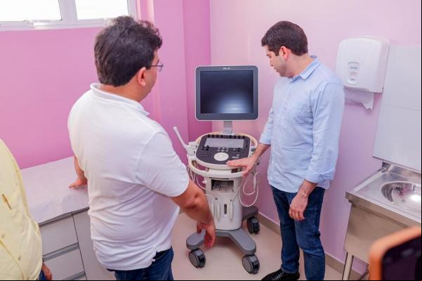 Rafael Fonteles inaugura Central de Diagnósticos e entrega equipamento de tomografia para hospital em Esperantina.(Imagem:Divulgação)