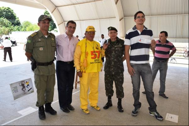 Prefeito Gilberto Júnior participa de solenidade de certificação de dispensa do serviço militar.(Imagem:Secom)