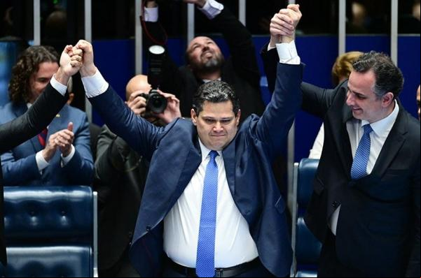 Davi sucede Rodrigo Pacheco (PSD-MG), que presidiu o Senado nos últimos quatro anos.(Imagem:Andressa Anholete/ Agência Senado)