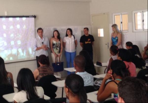 Prefeito participa da aula inaugural dos cursos profissionalizantes do SENAC.(Imagem:Secom)