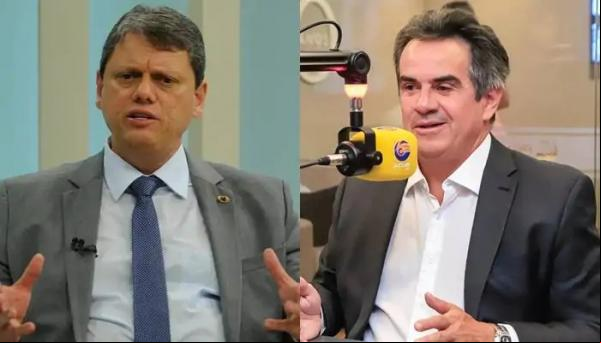 Tarcísio de Freitas e Ciro Nogueira(Imagem:Marcello Casal Jr/Agência Brasil/ascom parlamenta)
