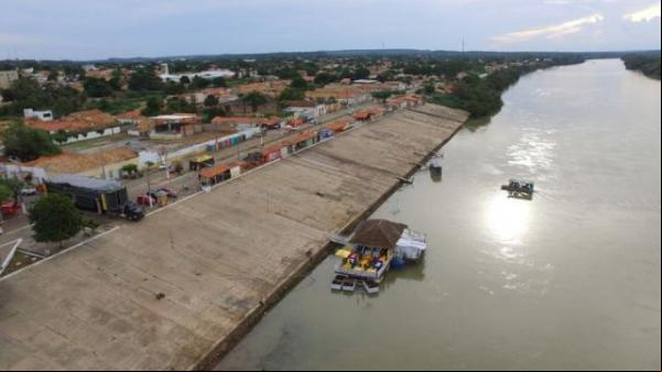Cais da Beira-Rio depois da limpeza(Imagem:SECOM)