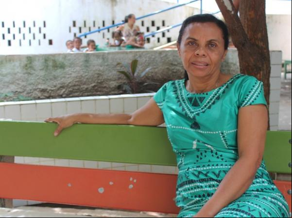 Trabalho da pedagoga foi ganhando iração da comunidade e atraindo voluntários.(Imagem:Patrícia Andrade/G1)