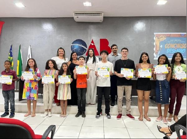 OAB e Conselho Municipal de Meio Ambiente realizam premiação do Concurso de Desenho Infantojuvenil.(Imagem:Reprodução/Instagram)
