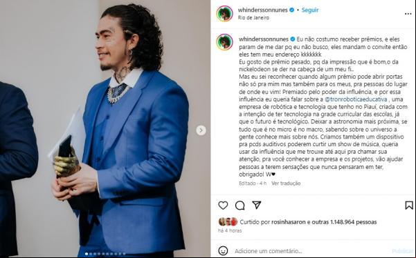 Troféu Influência Digital 2023 aconteceu no Copacabana Palace e contou com a presença de famosos(Imagem:Divulgação/Redes Sociais)