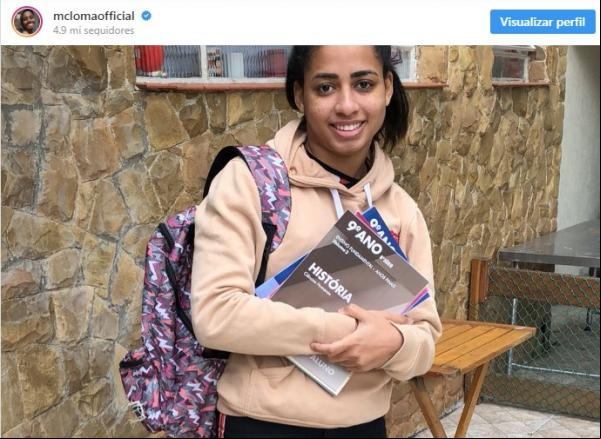 Funkeira de 15 anos se pronunciou pela primeira vez sobre o assunto.(Imagem:Instagram)