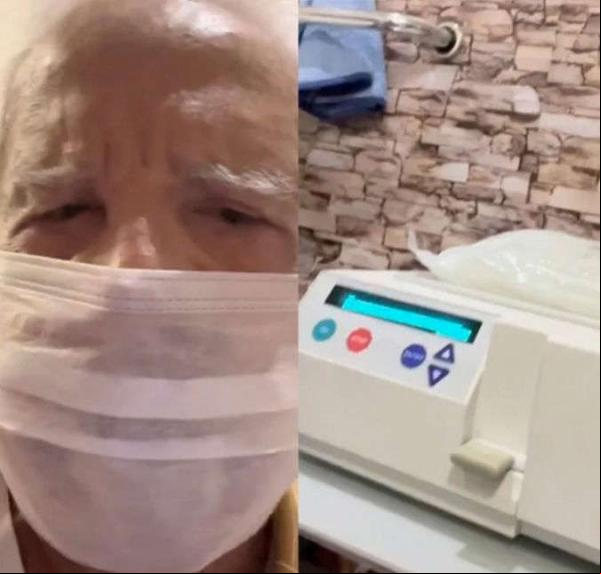 Cid Moreira deu um baita susto nos internautas! Na última terça-feira, dia 4, o jornalista usou as redes sociais para revelar que tem ado algumas noites no hospital para fazer(Imagem:Reprodução)