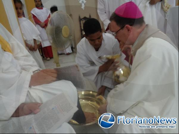 Igrejas católicas realizam tradicional Missa de Lava-pés em Floriano. (Imagem:FlorianoNews)