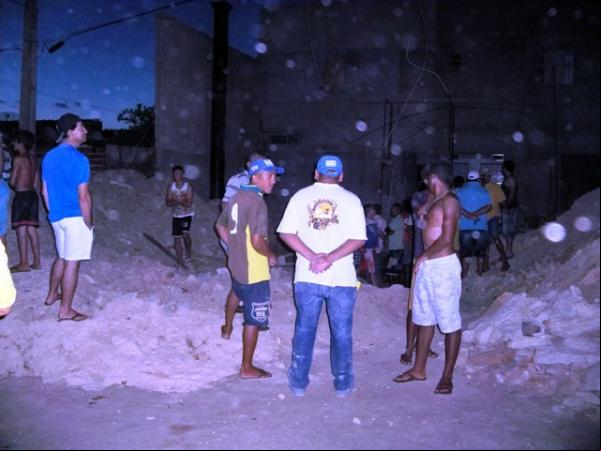 Explosão em obra de posto de combustível causa medo e provoca estragos em Jaicós(Imagem:Divulgação)