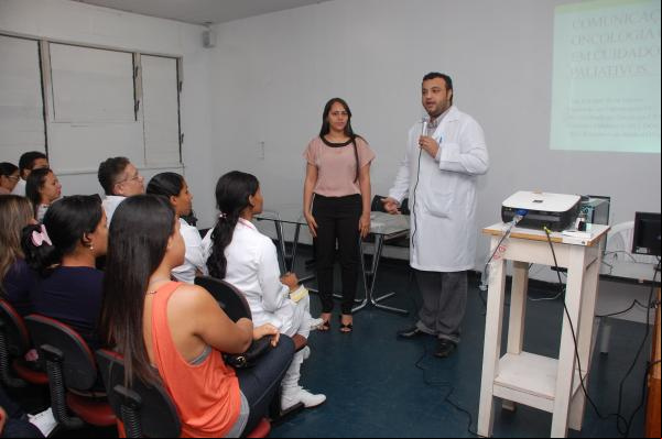Hospital Tibério Nunes promove palestra sobre cuidados paliativos em oncologia.(Imagem:Assessoria HTN )