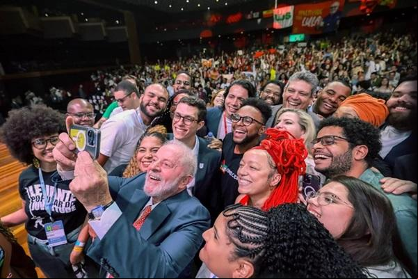 Presidente Lula na 4° Conferência Nacional de Juventude, em Brasília(Imagem:Ricardo Stuckert)