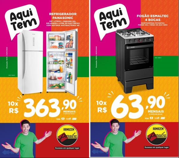 Renove sua casa com as ofertas imperdíveis do Armazém Paraíba.(Imagem:Divulgação)