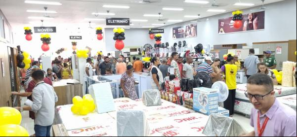 Nova loja do Armazém Paraíba é inaugurada em Rio Grande/PI(Imagem:Reprodução)