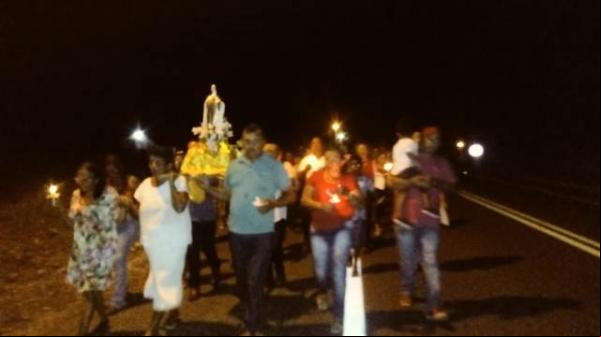 Missa marca encerramento dos festejos de Santa Teresa DÁvila na Localidade Boqueirão.(Imagem:FlorianoNews)