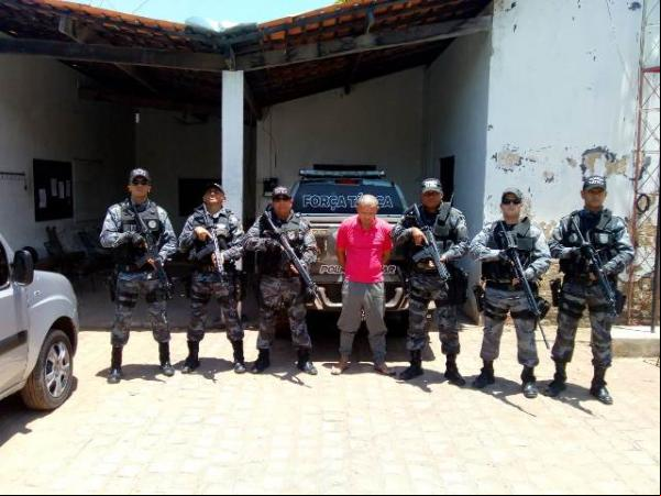 Força Tática cumpre mandado de prisão preventiva em Floriano.(Imagem:Força Tática)