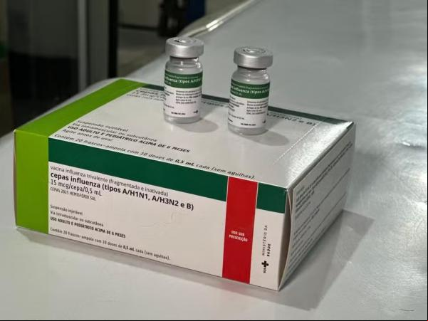 Vacina contra Influenza, vacina gripe.(Imagem:Kléber Teixeira/Inter TV Cabugi)