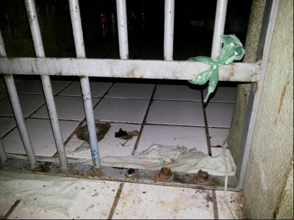 Grades cerradas na antiga delegacia de Piripiri.(Imagem:Divulgação)
