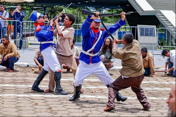 Espetáculo ?A Batalha do Jenipapo? revive a luta dos piauienses pela independência do Brasil(Imagem:Gabriel Paulino)