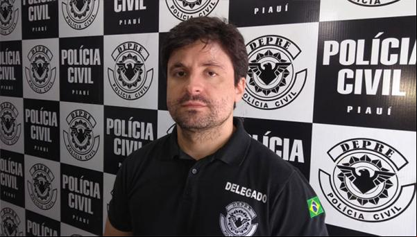 Delegado Cadena Júnior, coordenador da Depre.(Imagem:Graciane Sousa/ florianonews.piauiconectado.com)