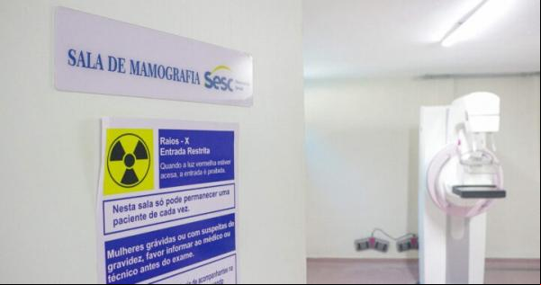 Espaço Saúde Mulher do Sesc Ilhotas abre agendamentos para mamografias.(Imagem:Divulgação)