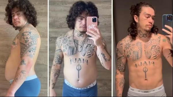 Whindersson Nunes perde 15 kg em dois meses para luta.(Imagem:Reprodução/Instagram)