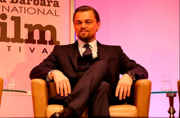 Leonardo DiCaprio ou por um momento tenso durante as gravações de ?Não Olhe Para Cima?, filme que ficará disponível no catálogo da Netflix na próxima sexta-feira (24). O astro(Imagem:Reprodução)
