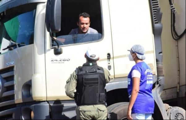 Barreira Sanitária é implantada em Floriano para evitar entrada da variante(Imagem:Reprodução)