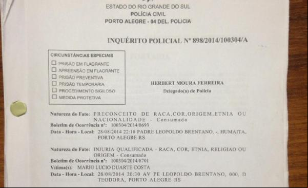 Inquérito sobre caso Aranha é apresentado no Palácio da Polícia, em Porto Alegre.(Imagem:Paula Menezes)