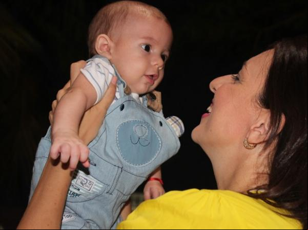 Cynthia Almeida diz que em momento algum desconfiou da gravidez.(Imagem:Fernando Brito/G1)