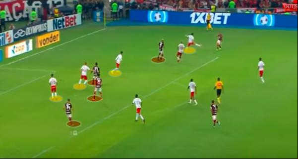 Gol do Flamengo contra o Internacional.(Imagem:Leonardo Miranda)
