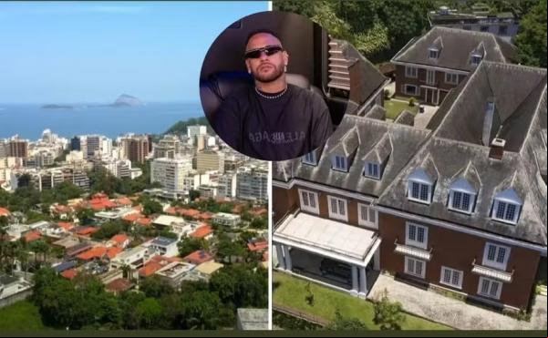 Neymar compra terreno no Jardim Pernambuco após desistir de mansão de R$ 220 milhões.(Imagem:Reprodução)