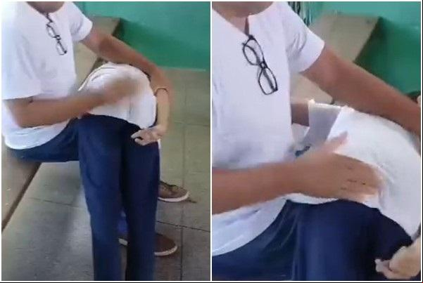 Diretor de escola é afastado após ser filmado dando