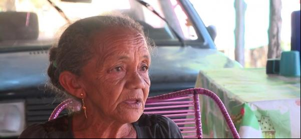 Agricultora, Rosa Sousa.(Imagem:TV Clube)