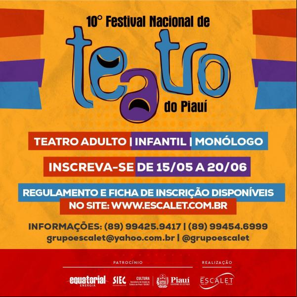 O evento acontece anualmente em Floriano/PI e conta com inscrições on-line e totalmente gratuitas.(Imagem:Grupo Escalet)